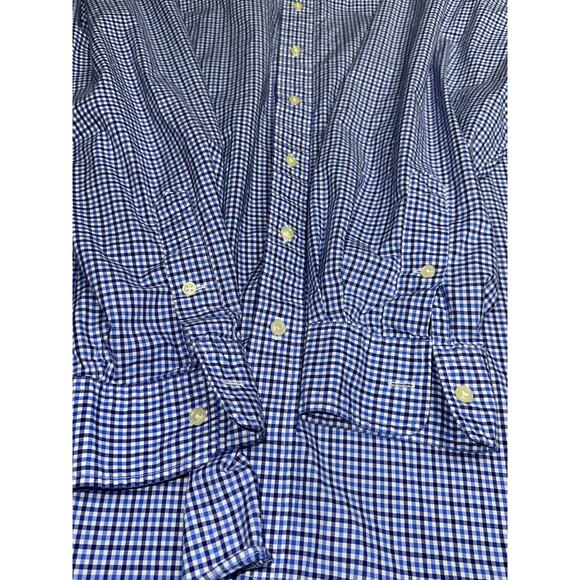 Polo Ralph Lauren Men’s Shirt Button Up Long Sleeve Blue Check 3X Classic Preppy - Picture 7 of 10
